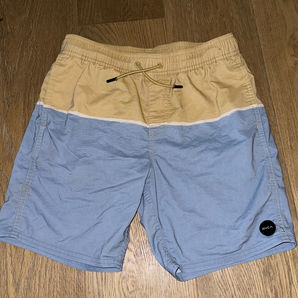 RVCA boys swim trunks